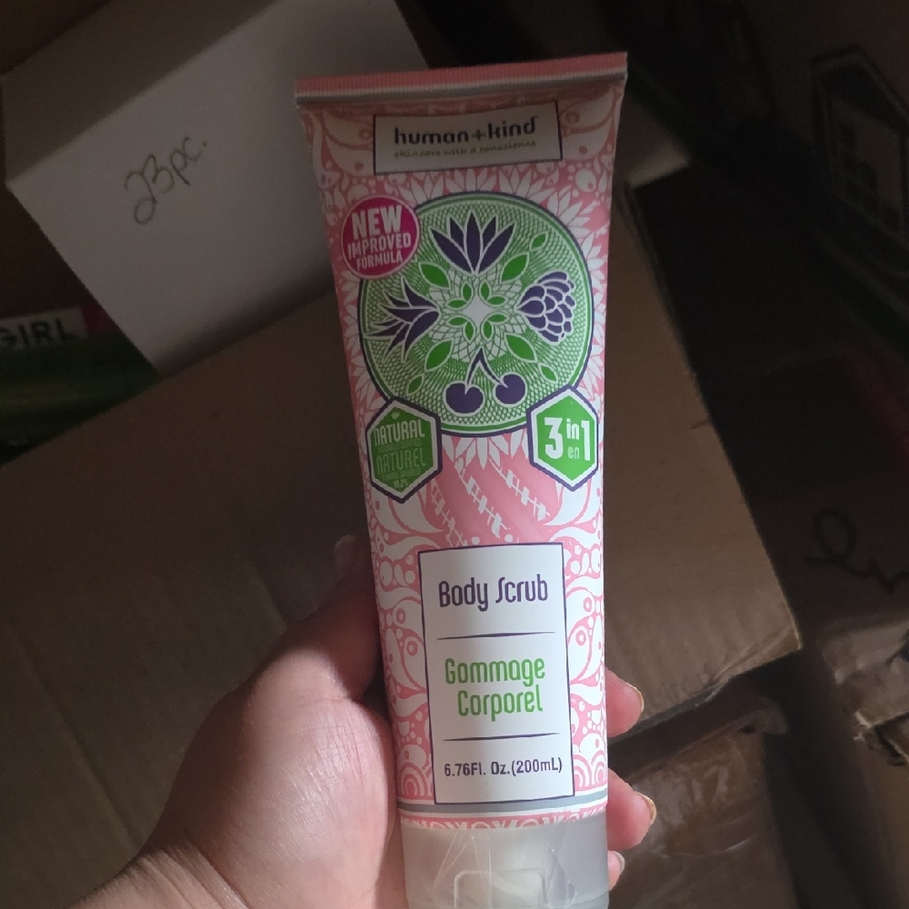 Humankind Floral Pink Body Scrub X2